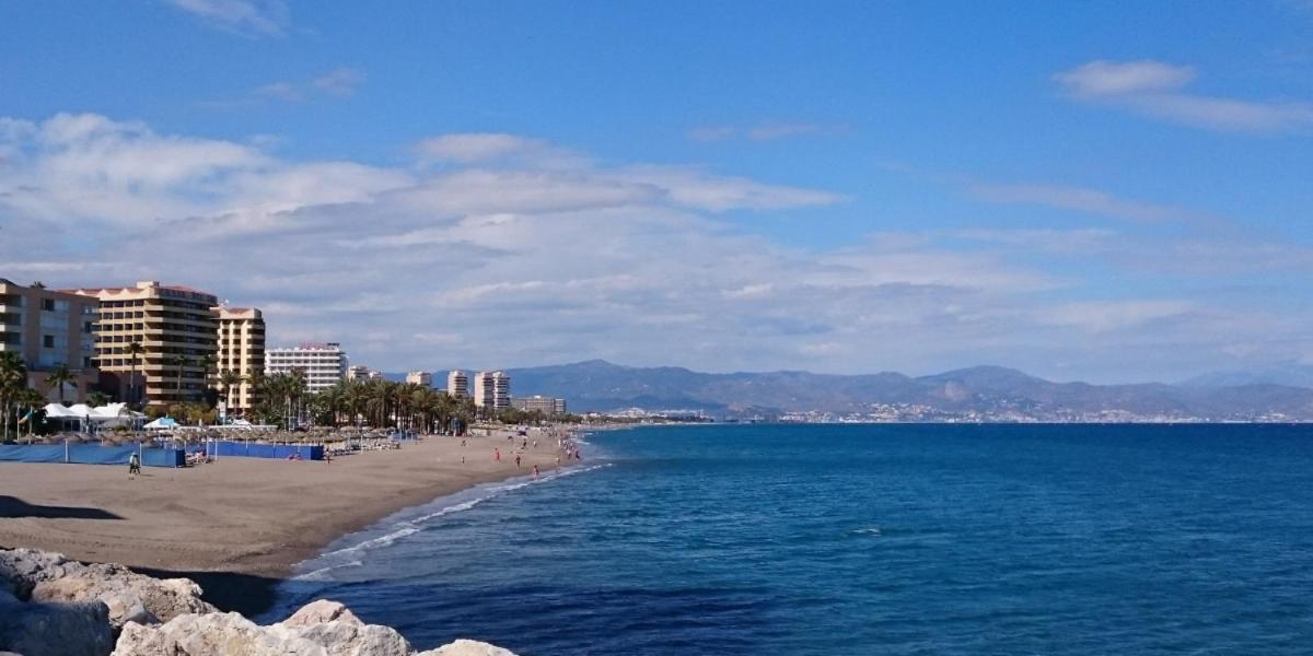Apartamento Carole Playa Bajondillo Torremolinos Beach - Playa A 30 Segundos - Wifi - Parking - Terraza Exterior foto